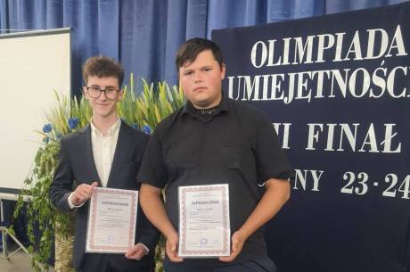 Laureat i Finalista Olimpiady z ZSP-T w Międzyświeciu
