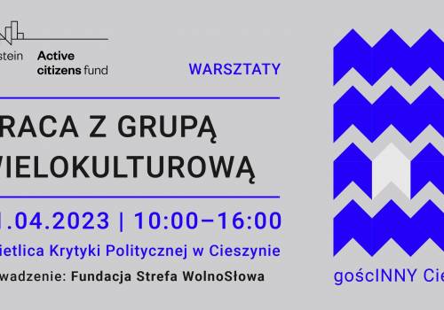 PRACA Z GRUPĄ WIELOKULTUROWĄ - WARSZTATY